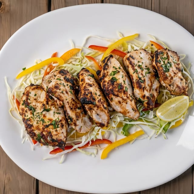 Chicken Malai Kebab.