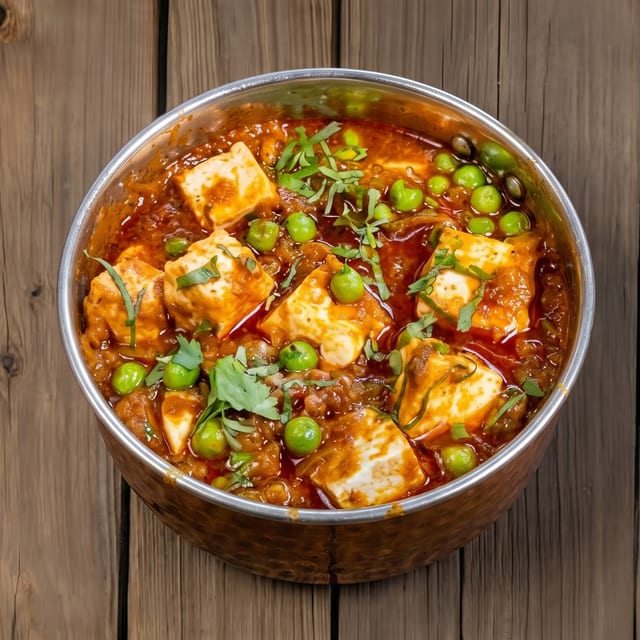 Matar Paneer.