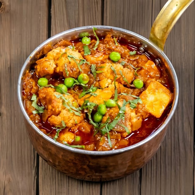 Aloo Gobhi Matar.